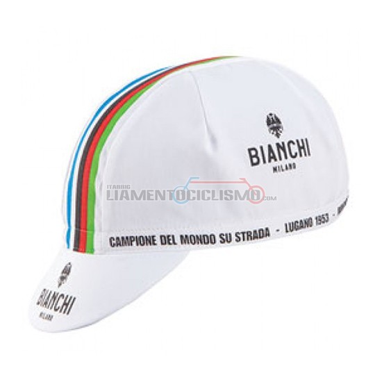 2018 Bianchi Cappello Ciclismo Ciclismo Bianco